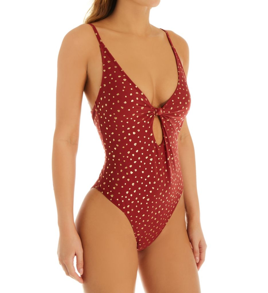 Golden Bay High Leg One Piece Swimsuit