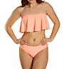 Hot Water Solids Shirred Wide Cheeky Hipster Swim Bottom 24ZZ1140 - Image 5