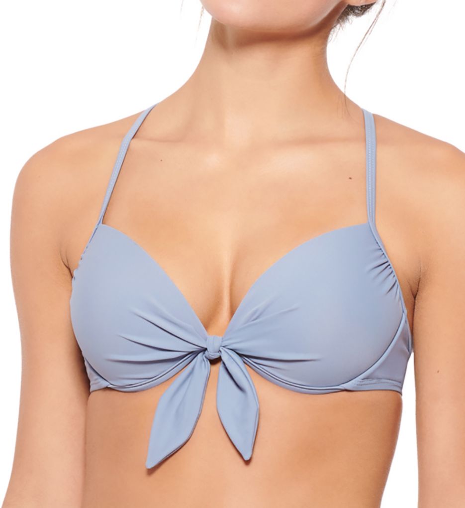 Tie up hot sale swim top