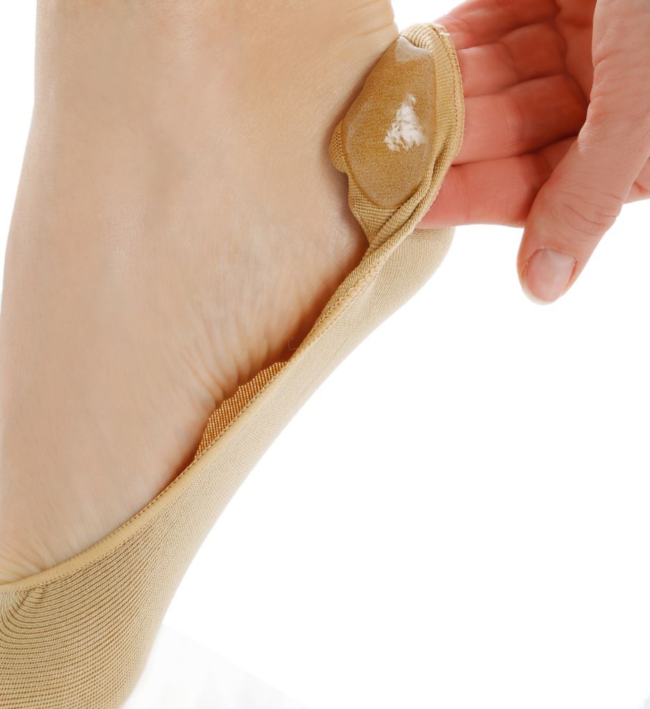 Hue Fabulous Feet Microfiber Liner Socks - 4 Pack 12960 - Image 3