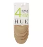 Hue Fabulous Feet Microfiber Liner Socks - 4 Pack 12960 - Image 1