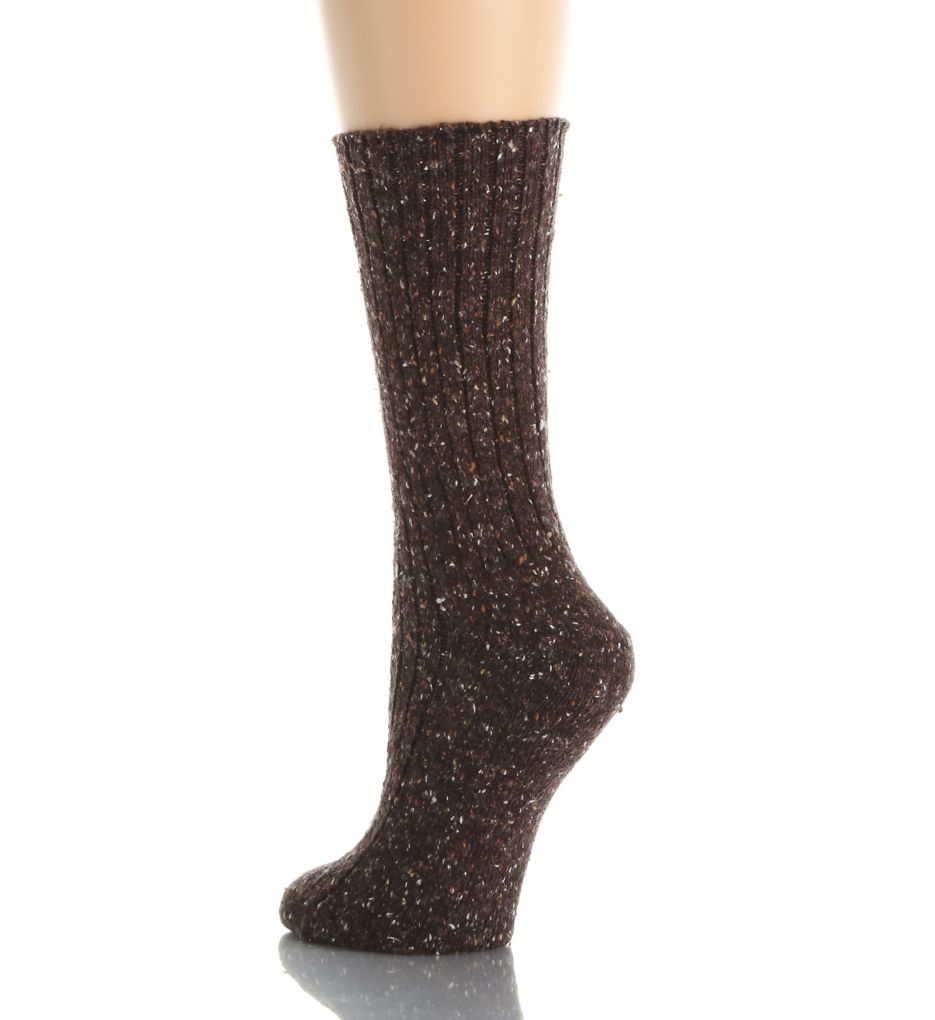 Tweed Ribbed Boot Sock-bs