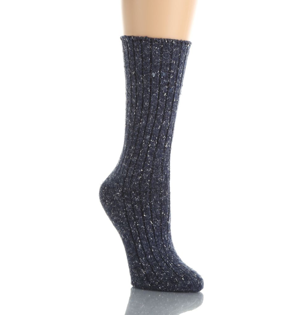 Tweed Ribbed Boot Sock-gs