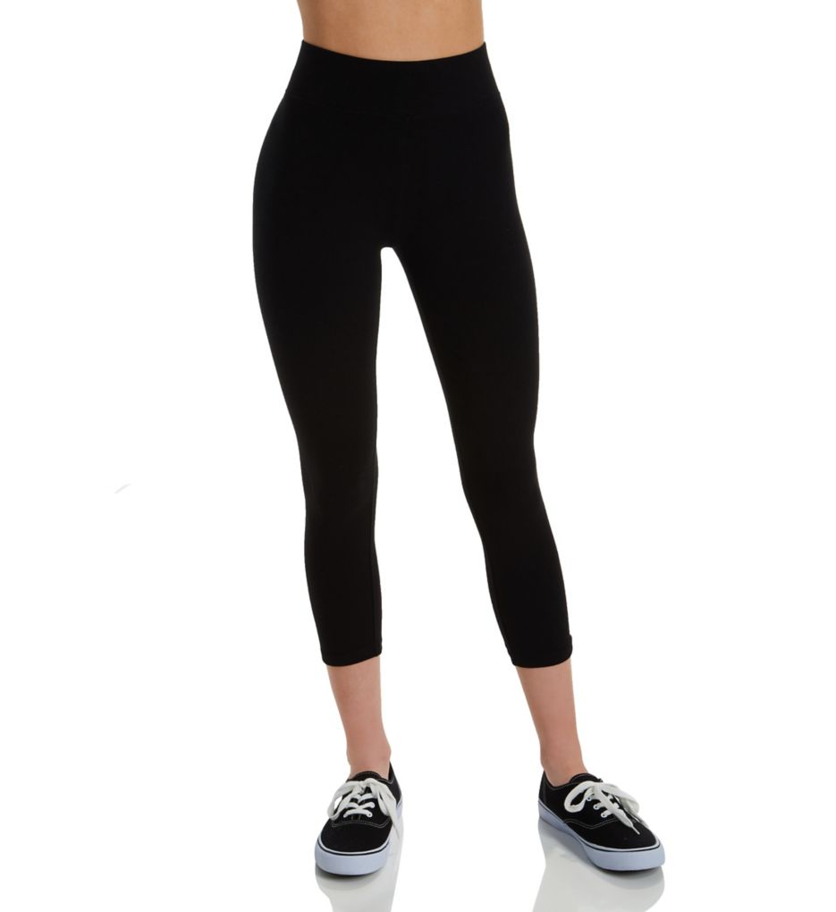 Hue wide hotsell waistband capri leggings