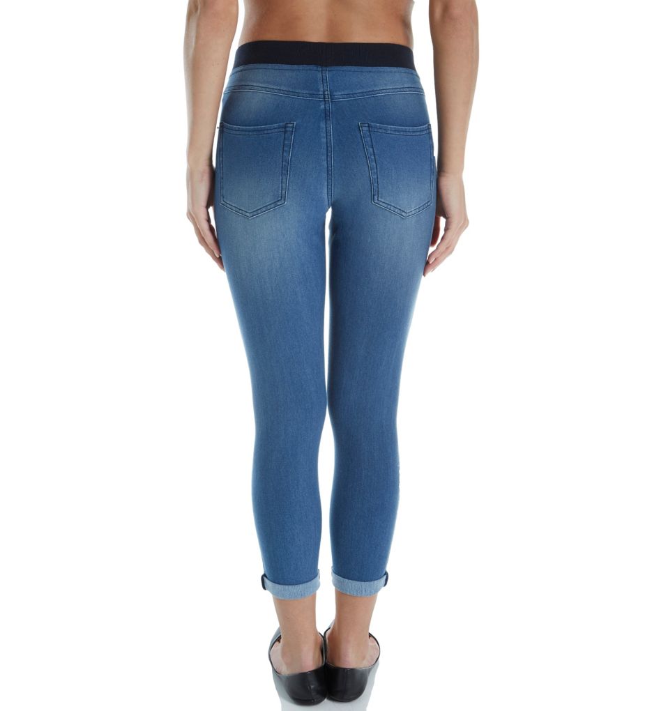 Soft Denim Cuffed Capri-bs