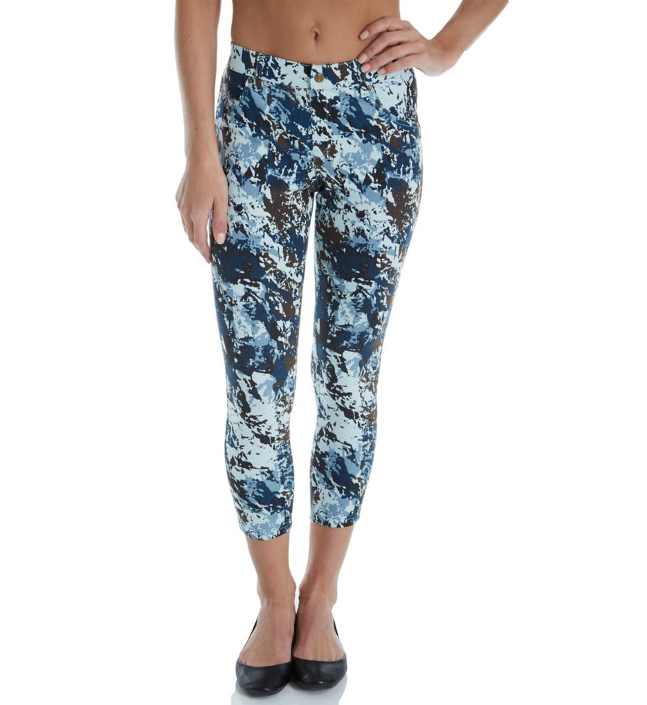 Essential Denim Camo Capri-fs