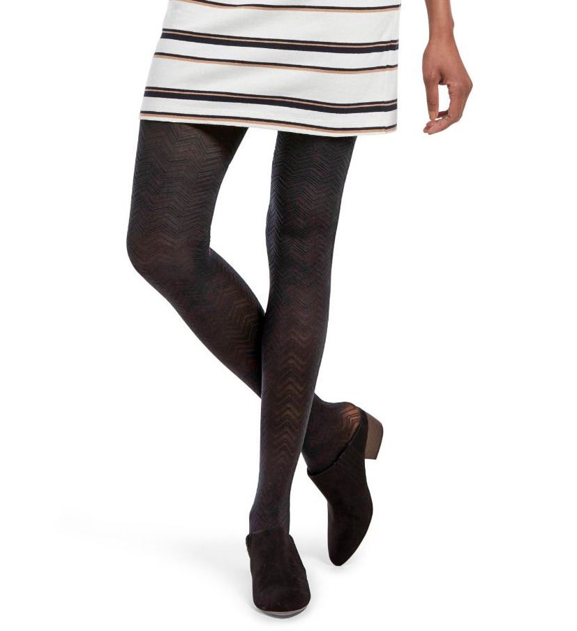 Chevron Texture Shaping Tights-cs2