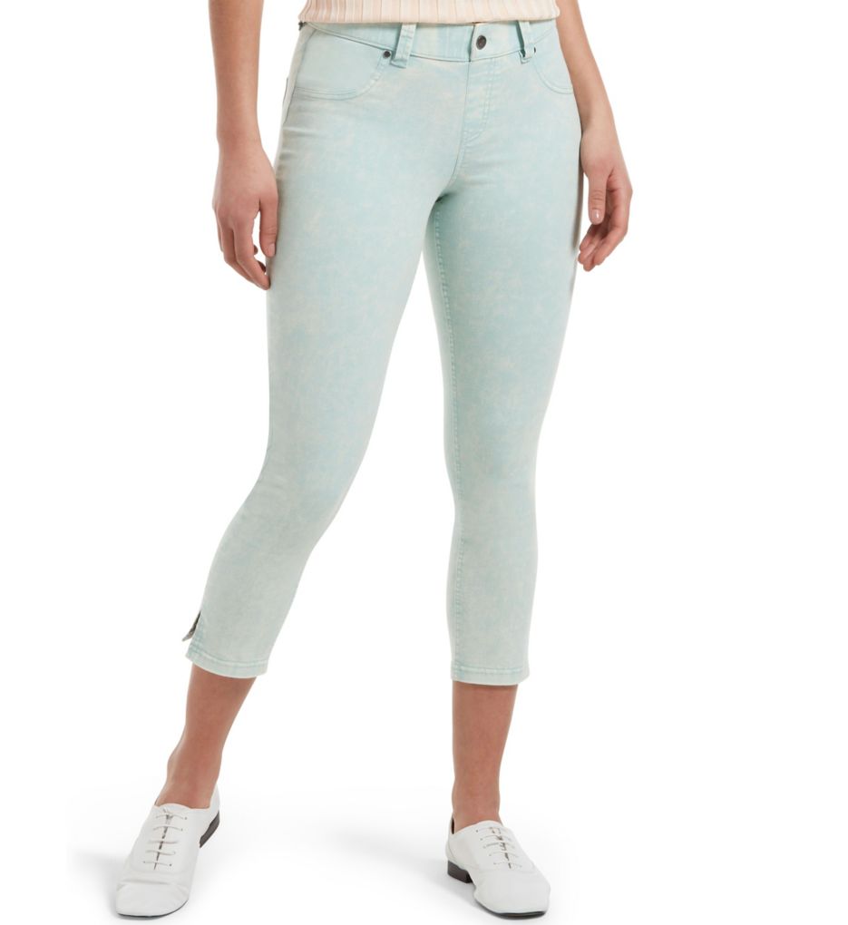 Ultra Soft Denim Sunwashed Capri Legging-gs