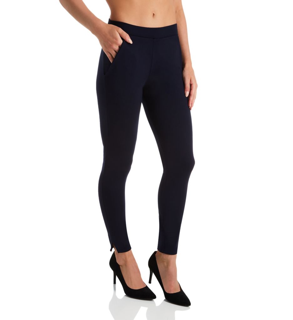 Ponte 7/8 Leggings with Side Slit-gs