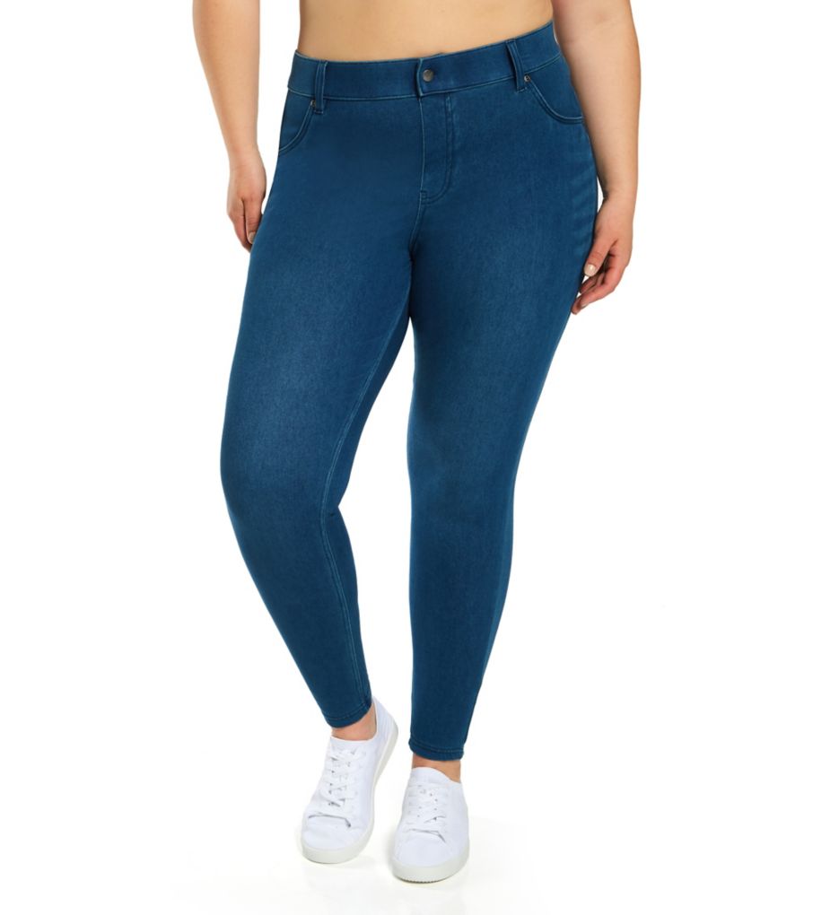 HUE High-Waist Denim Leggings & Reviews