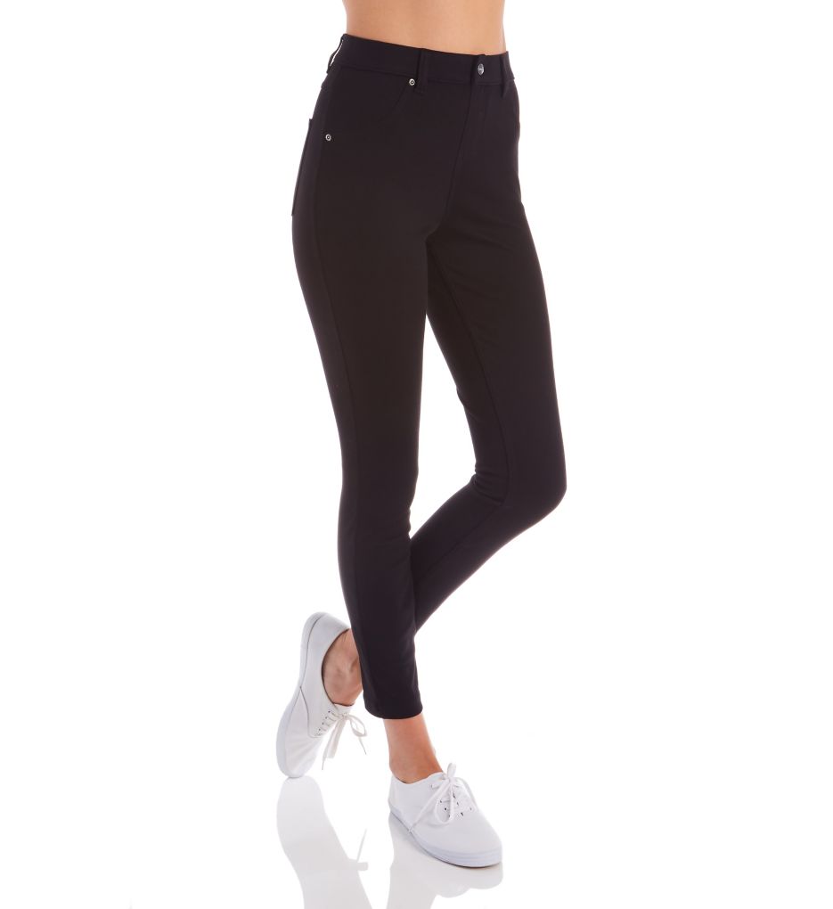 Hue Women's Ultra Soft High Waist Denim Leggings in Black (20652