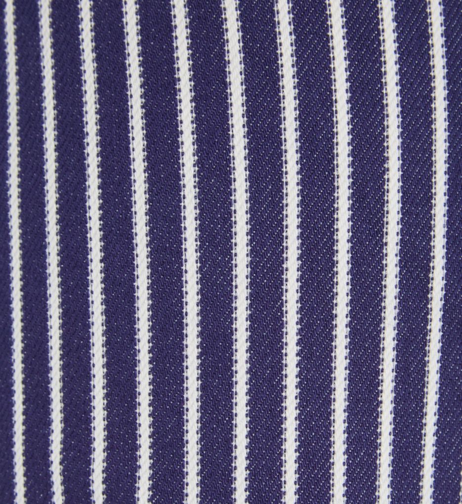 Striped Ultra Soft Denim High Waist Bermuda Shorts-cs1