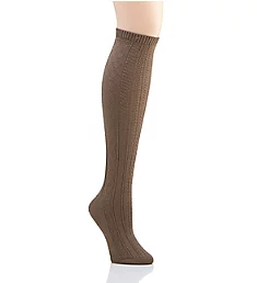 Cable Knee Sock Twig O/S