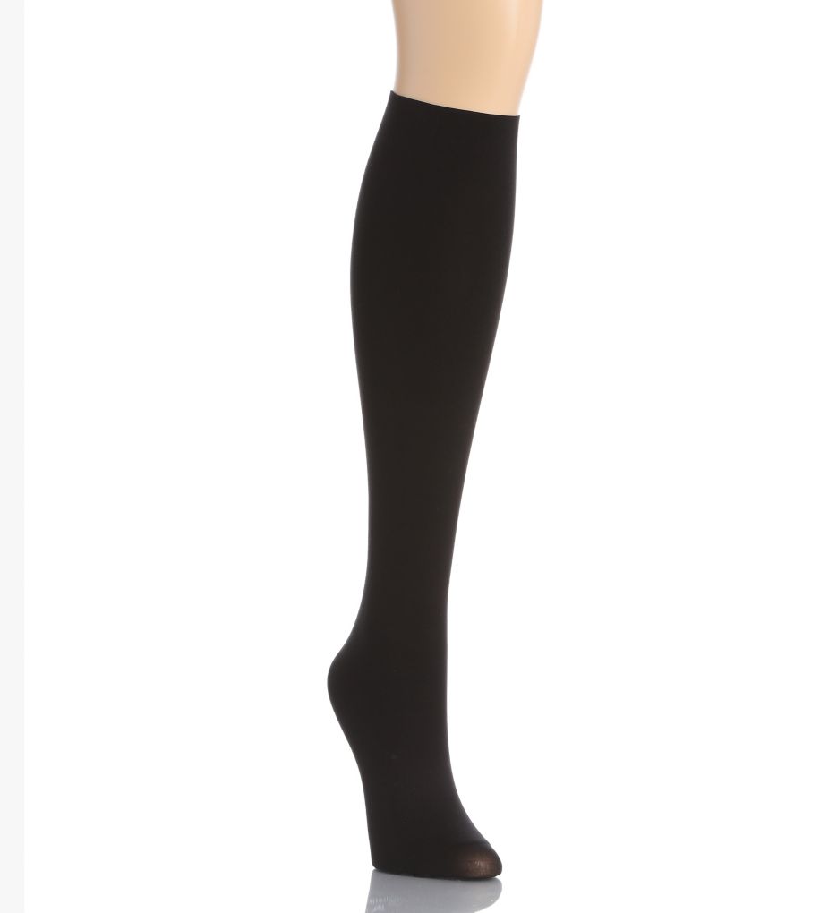Hue 2891 No Band Knee Highs (Black 1)