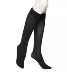 Soft Opaque Knee High Black 1