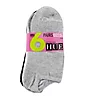 Hue Cotton Liner Socks - 6 Pack 6421 - Image 1
