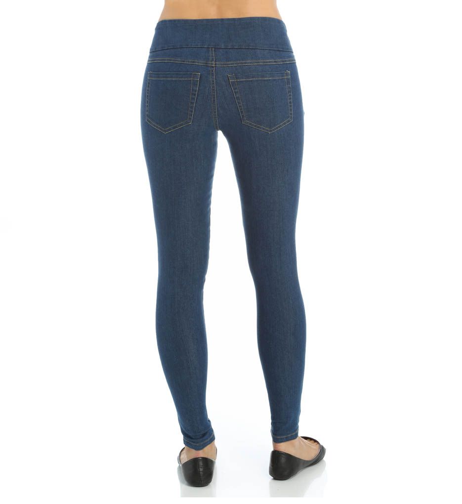 Denim Shaping Leggings With Wide Waistband