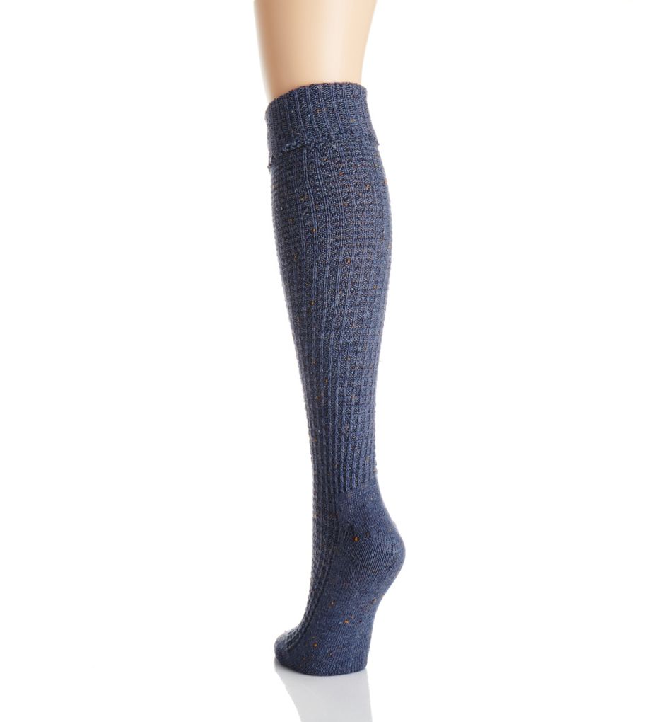 Cuffed Thermal Tweed Knee Sock