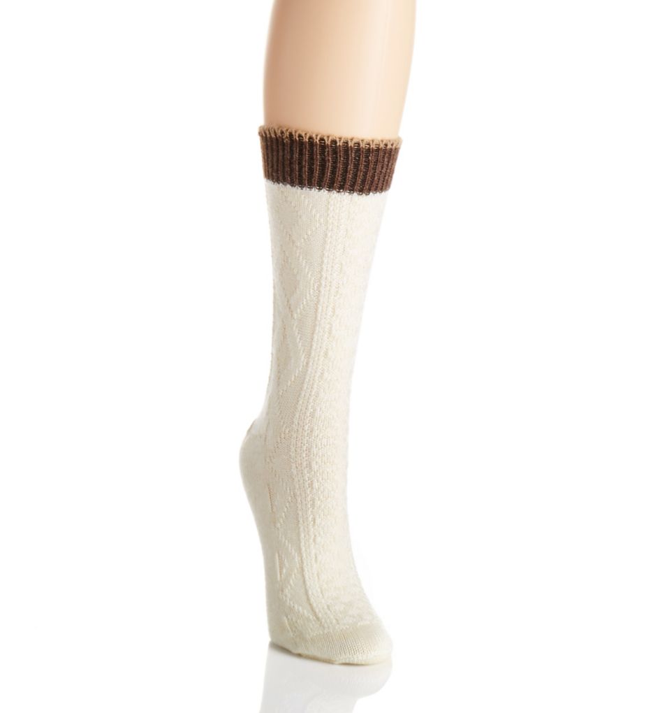Tipped Cable Boot Sock