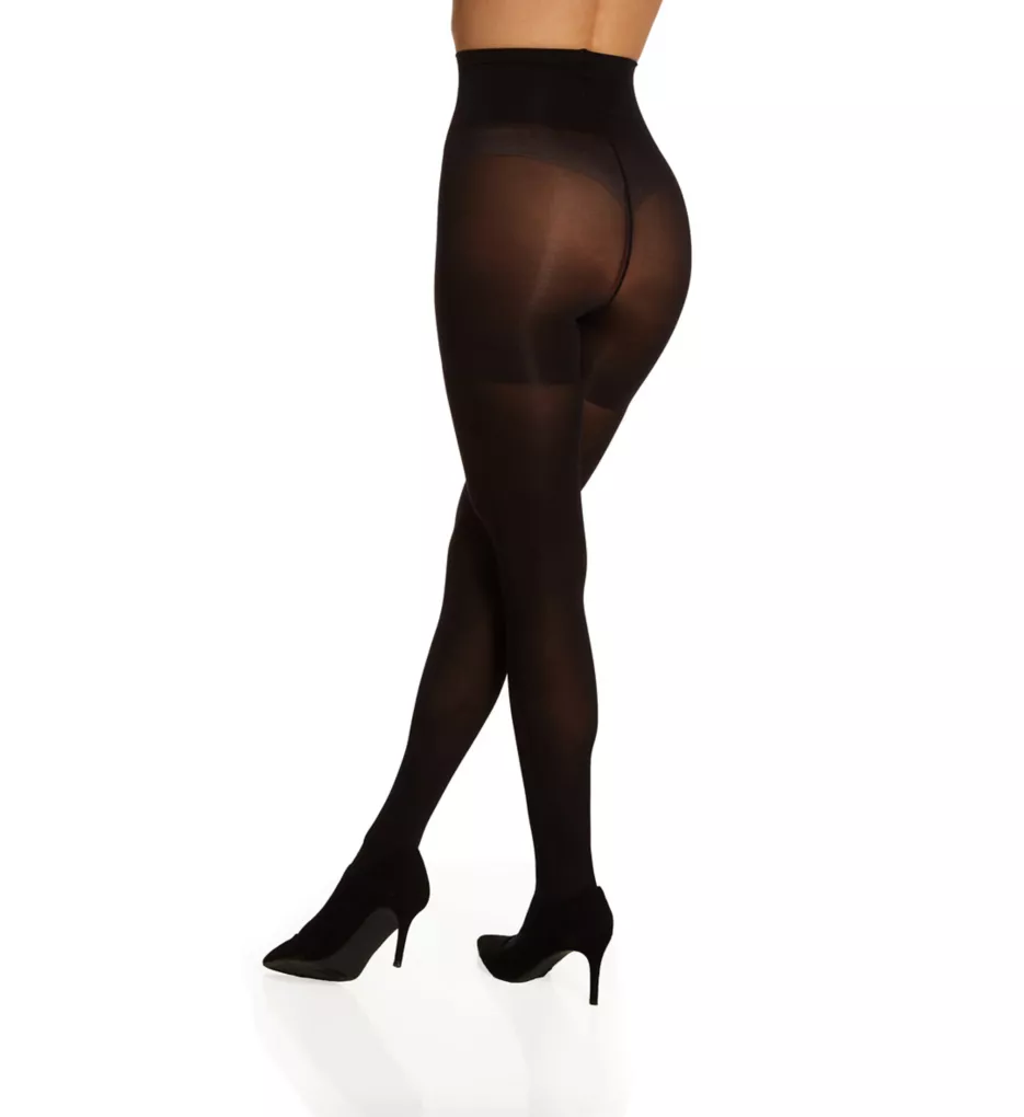 High Waist Tights with Control Top Black 1