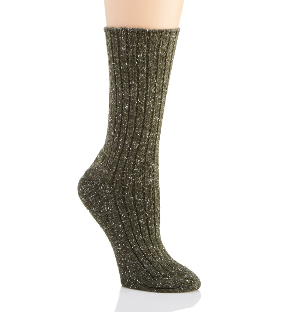 Tweed Ribbed Boot Sock