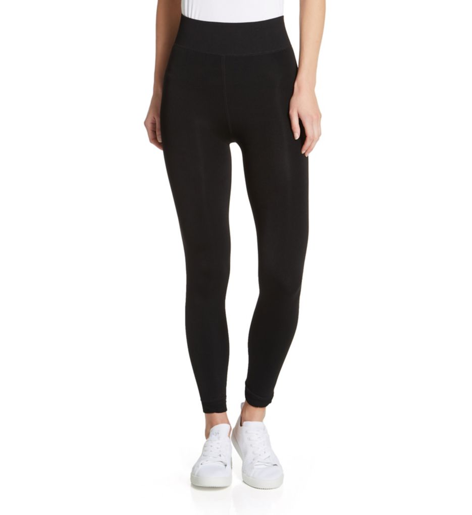 Furry Lined Seamless Leggings Black L/XL by Hue