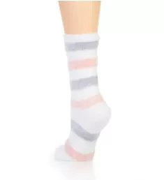 Kick Up Your Feet Cozy Sock Pink Stripe O/S