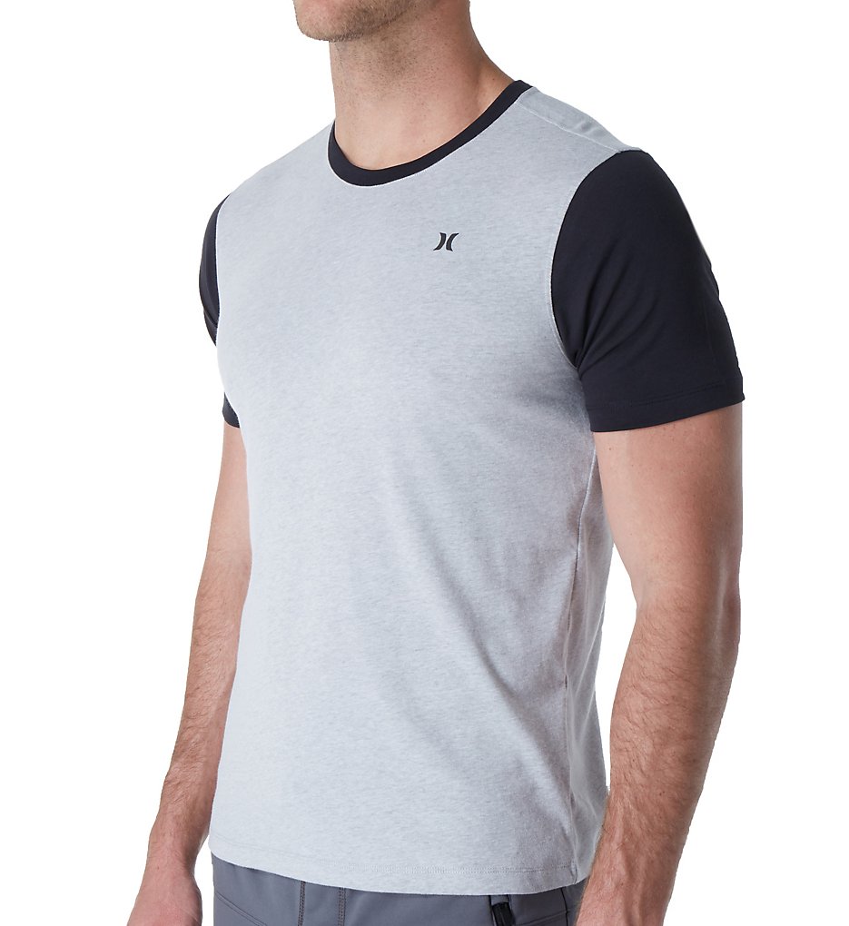 Hurley MKT6210 Nike Dri-Fit Lagos Snapper Crew Neck T-Shirt (Wolf Grey)