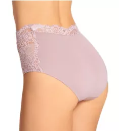 Microfiber Lace High Rise Panty