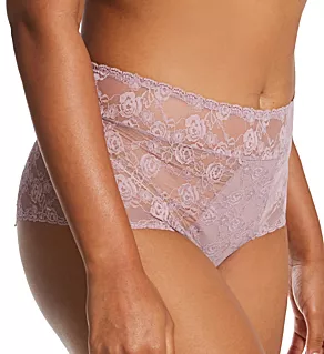 High Rise Signature Lace Panty Lila Obscuro S