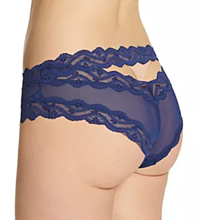 Mesh Lace Boxer Panty Indigo L
