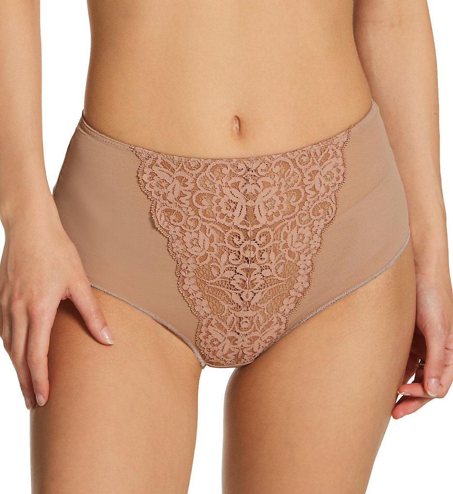 Ilusion >> Ilusion 71001264 Mirage Lace-Trimmed Panty (Tobacco XL)
