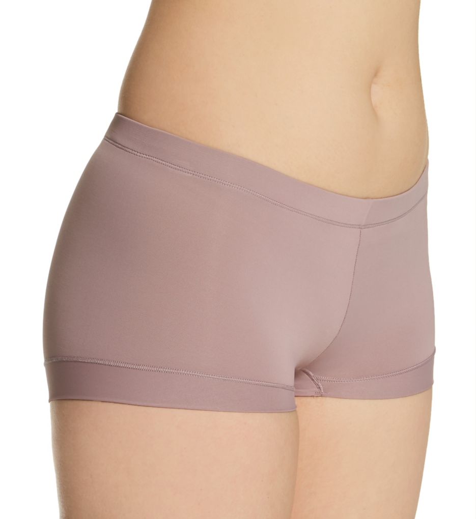 Ilusion Women's Microfiber Rear Lifting Boyshort Panty in Purple | Size XL | HerRoom.com