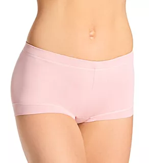 Microfiber Rear Lifting Boyshort Panty Rosa Suave 2X