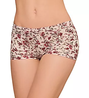 Microfiber Rear Lifting Boyshort Panty Rosas XXII 2X