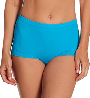 Microfiber Rear Lifting Boyshort Panty Turquoise XL