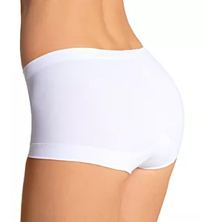 Microfiber Rear Lifting Boyshort Panty Blanco S
