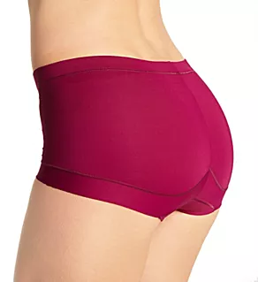 Microfiber Rear Lifting Boyshort Panty Magenta S