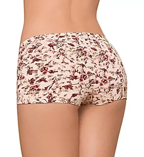 Microfiber Rear Lifting Boyshort Panty Rosas XXII 2X