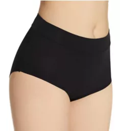 Microfiber Smoothing High Rise Brief Panty Negro S