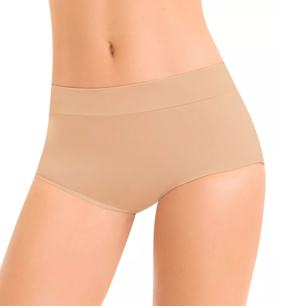 Microfiber Smoothing High Rise Brief Panty Nude S