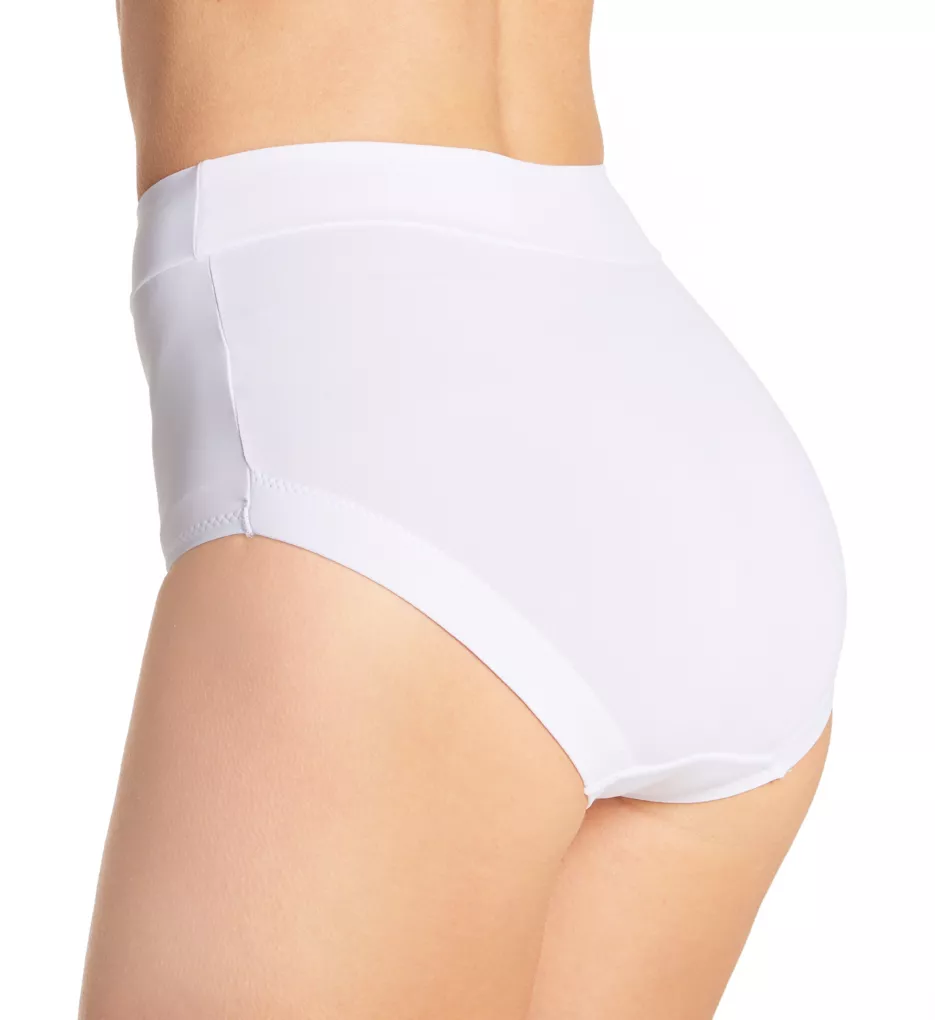 Microfiber Smoothing High Rise Brief Panty Blanco S
