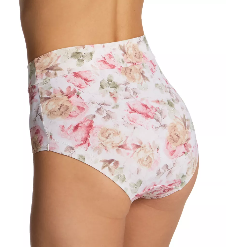 KOERIM Women High Waist Lace Briefs Floral Modal Tummy Control Underwear  Panties Full Coverage Sexy Panty 