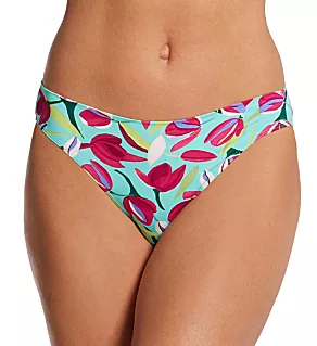 Classic Microfiber Bikini Panty Tulip Print XL