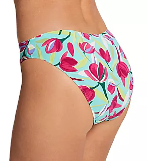 Classic Microfiber Bikini Panty Tulip Print XL