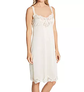 30 Inch Adjustable Strap Lace Full Slip Beige 34