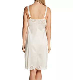 30 Inch Adjustable Strap Lace Full Slip Beige 34
