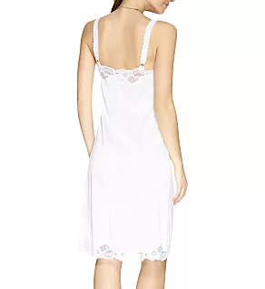 30 Inch Adjustable Strap Lace Full Slip Blanco 34