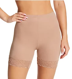 12 Inch Slip Short with Lace Tobacco S