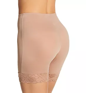 12 Inch Slip Short with Lace Tobacco S